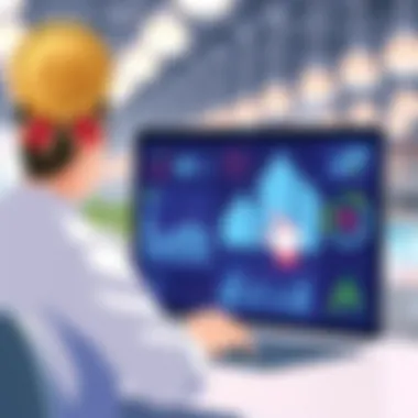 A user navigating through a real estate comparison platform.